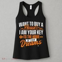 I Am Your Key To The Home Of Your Dreams Real Estate Agent Women's Tank Top thumb 3