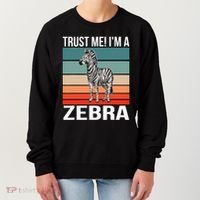 I'm a Zebra Halloween Safari Zoo Zebra Women's Sweatshirt thumb 0