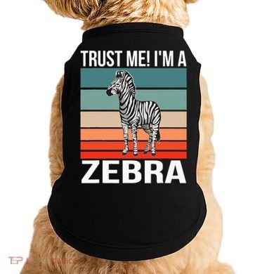 I'm a Zebra Halloween Safari Zoo Zebra Doggie Tank