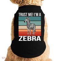 I'm a Zebra Halloween Safari Zoo Zebra Doggie Tank thumb 0