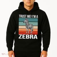 I'm a Zebra Halloween Safari Zoo Zebra Hoodie thumb 2