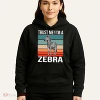 I'm a Zebra Halloween Safari Zoo Zebra Hoodie thumb 5