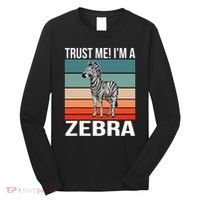 I'm a Zebra Halloween Safari Zoo Zebra Long Sleeve Shirt thumb 0