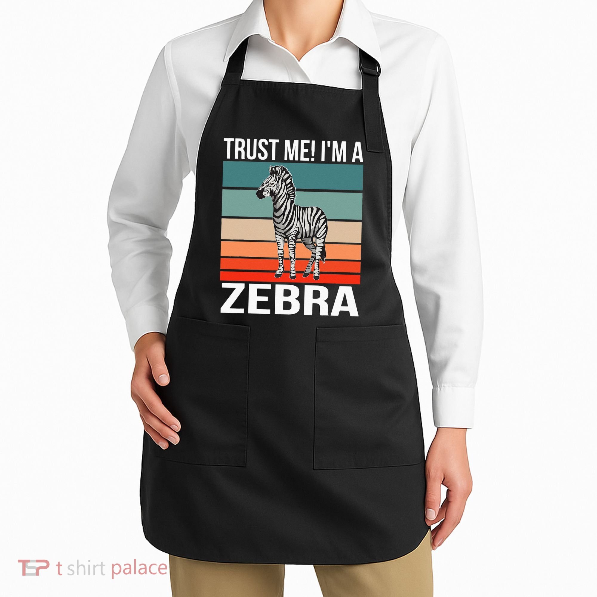 I'm a Zebra Halloween Safari Zoo Zebra Apron