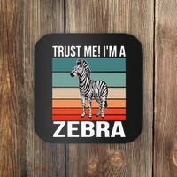 I'm a Zebra Halloween Safari Zoo Zebra Coaster thumb 0