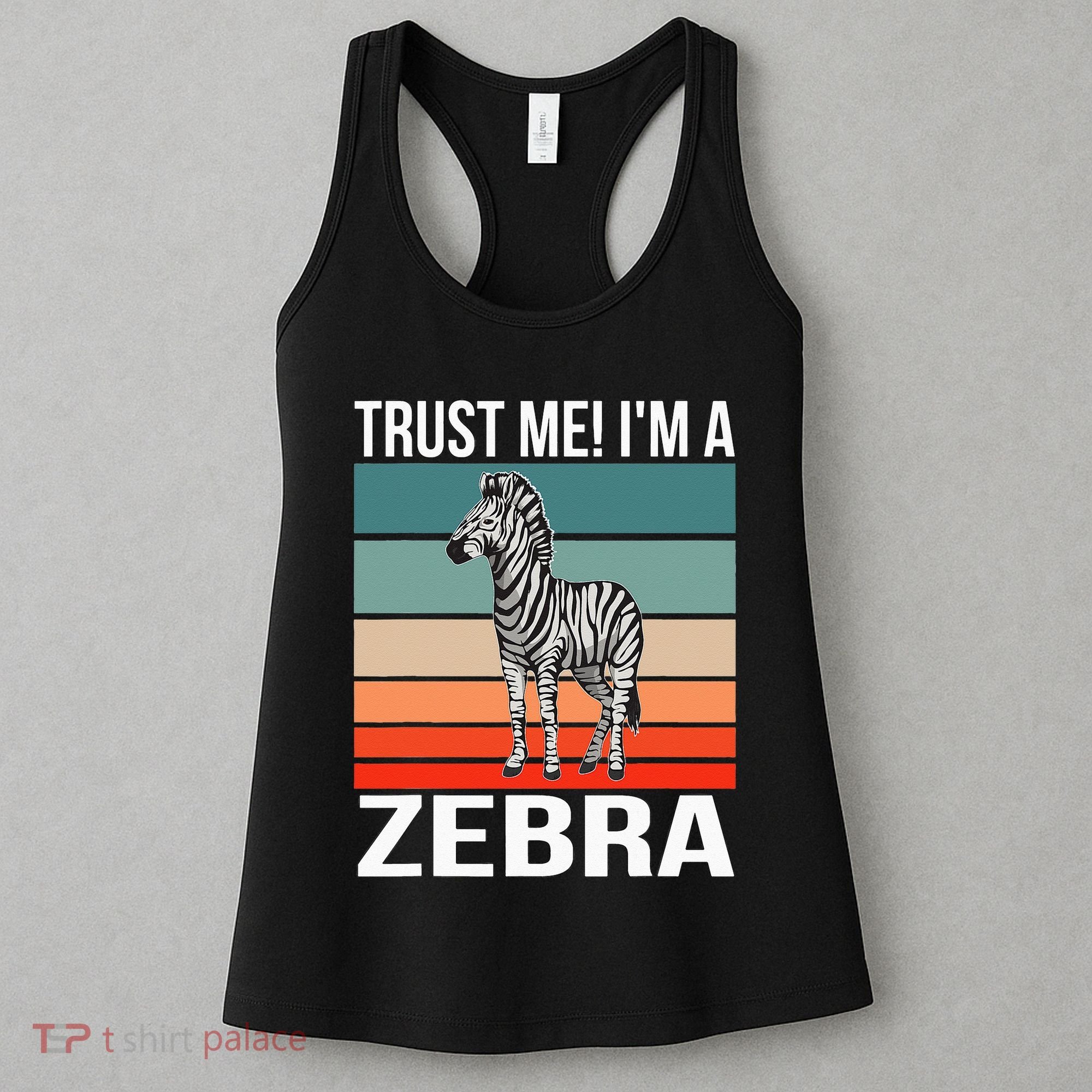 I'm a Zebra Halloween Safari Zoo Zebra Women's Tank Top