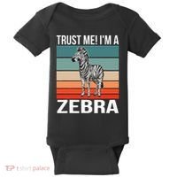I'm a Zebra Halloween Safari Zoo Zebra Baby Bodysuit thumb 0