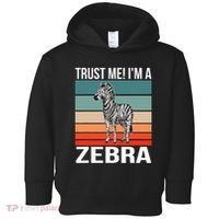 I'm a Zebra Halloween Safari Zoo Zebra Toddler Hoodie thumb 0