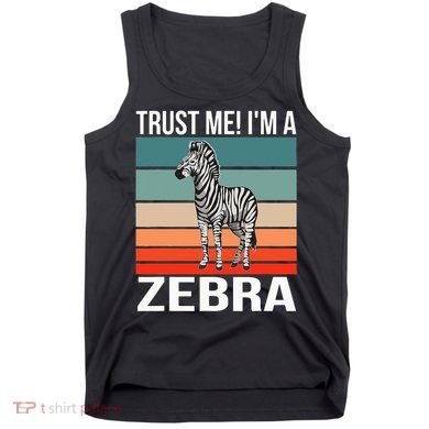 I'm a Zebra Halloween Safari Zoo Zebra Tank Top
