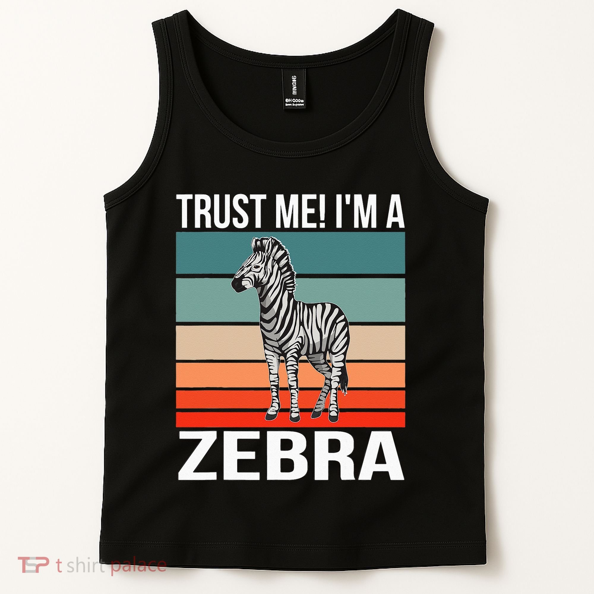 I'm a Zebra Halloween Safari Zoo Zebra Tank Top