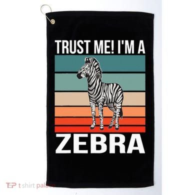 I'm a Zebra Halloween Safari Zoo Zebra Golf Towel