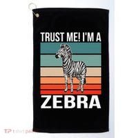 I'm a Zebra Halloween Safari Zoo Zebra Golf Towel thumb 0