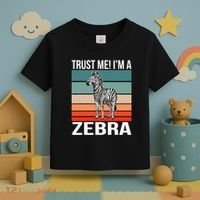 I'm a Zebra Halloween Safari Zoo Zebra Toddler T-Shirt thumb 3