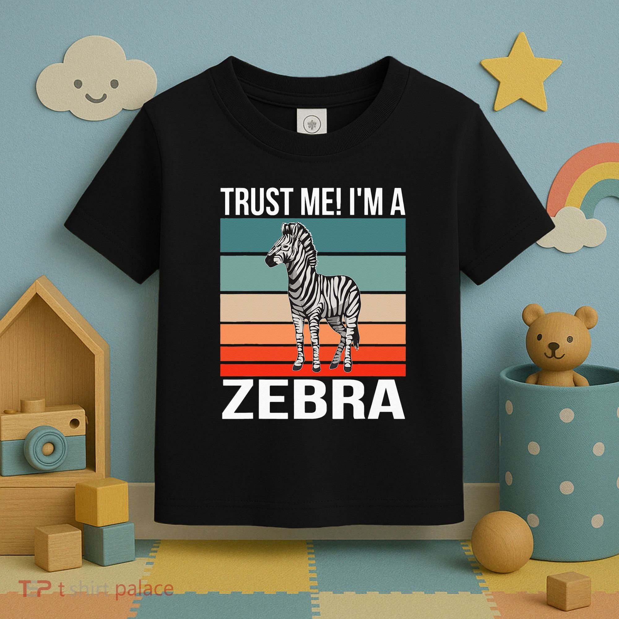 I'm a Zebra Halloween Safari Zoo Zebra Toddler T-Shirt