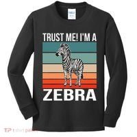 I'm a Zebra Halloween Safari Zoo Zebra Kids Long Sleeve Shirt thumb 0