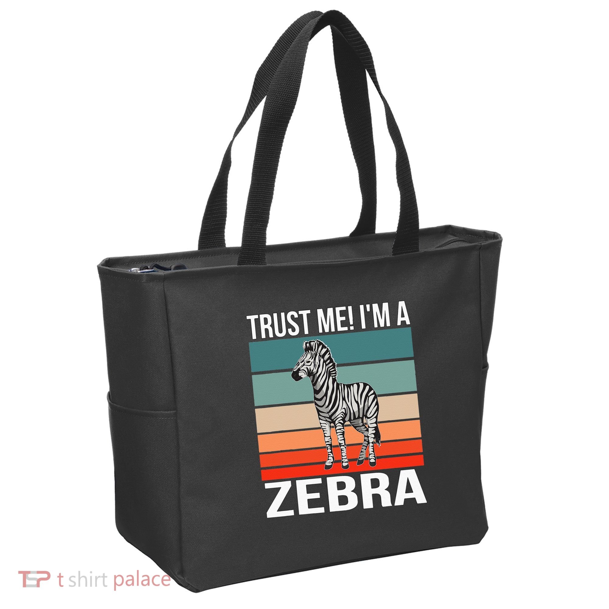 I'm a Zebra Halloween Safari Zoo Zebra Tote Bag