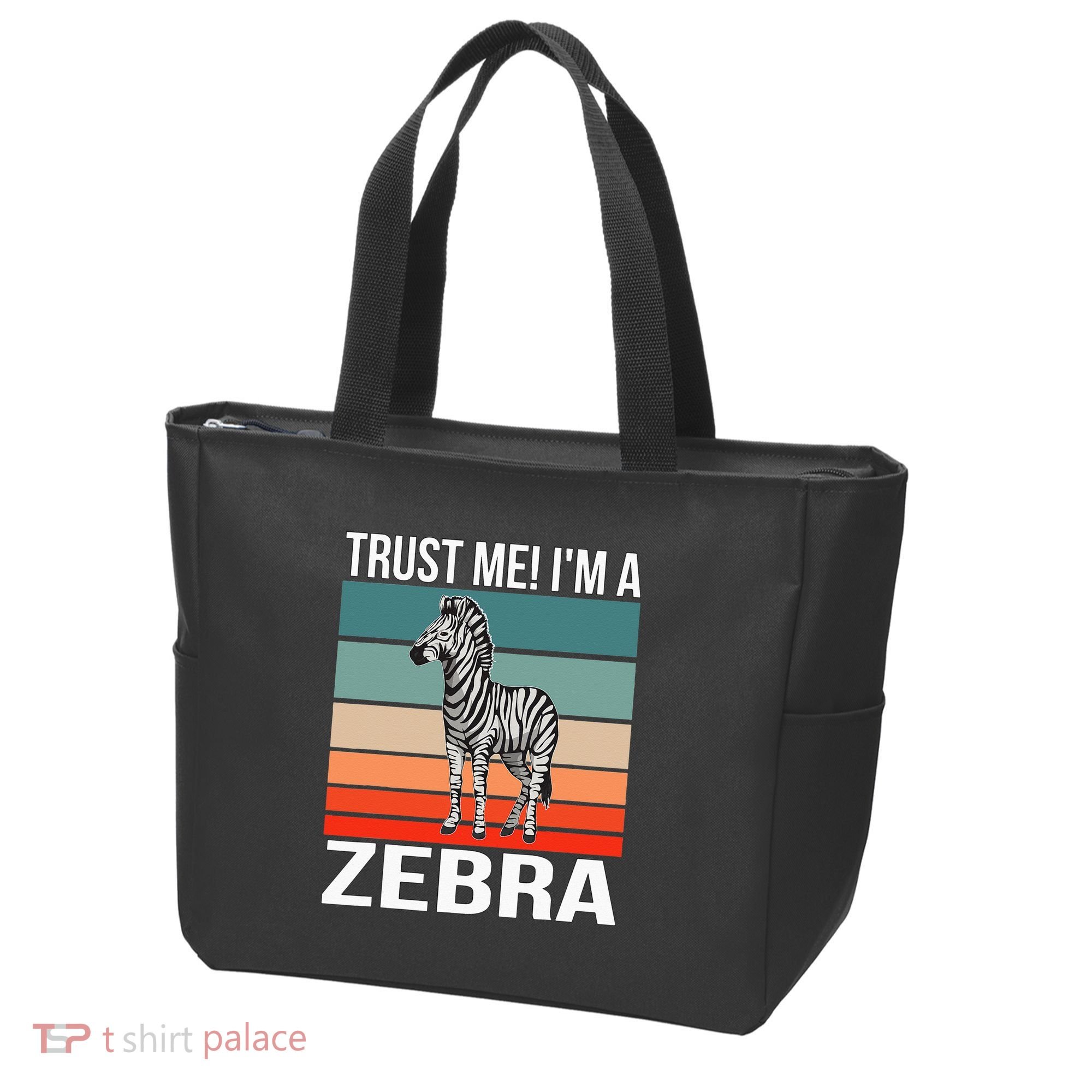 I'm a Zebra Halloween Safari Zoo Zebra Tote Bag
