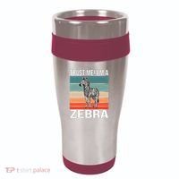 I'm a Zebra Halloween Safari Zoo Zebra 16oz Travel Tumbler thumb 0