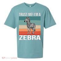 I'm a Zebra Halloween Safari Zoo Zebra Sueded Cloud Jersey T-Shirt thumb 0