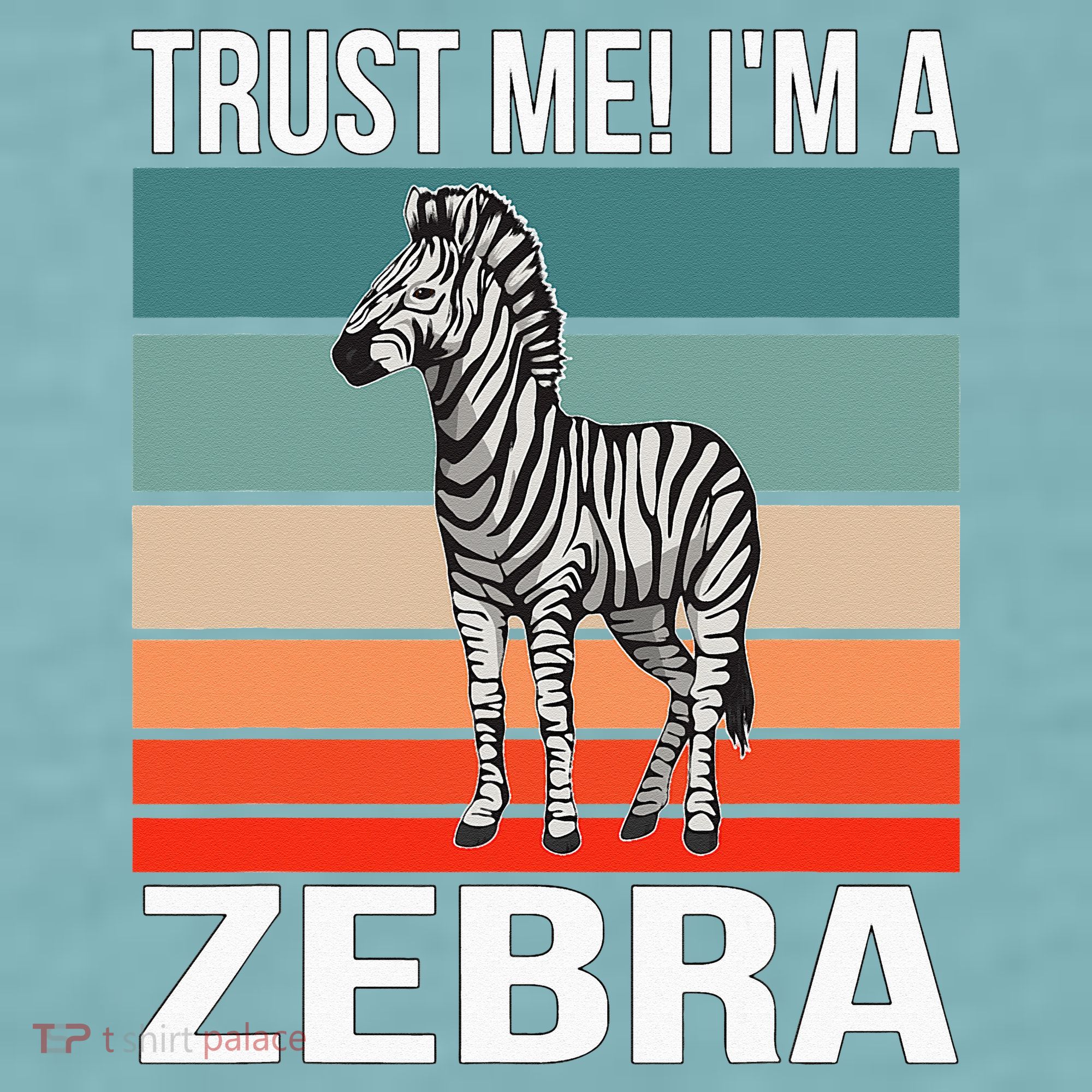 I'm a Zebra Halloween Safari Zoo Zebra Sueded Cloud Jersey T-Shirt