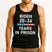 Impeach Biden 2024 Years In Prison Tank Top thumb 3