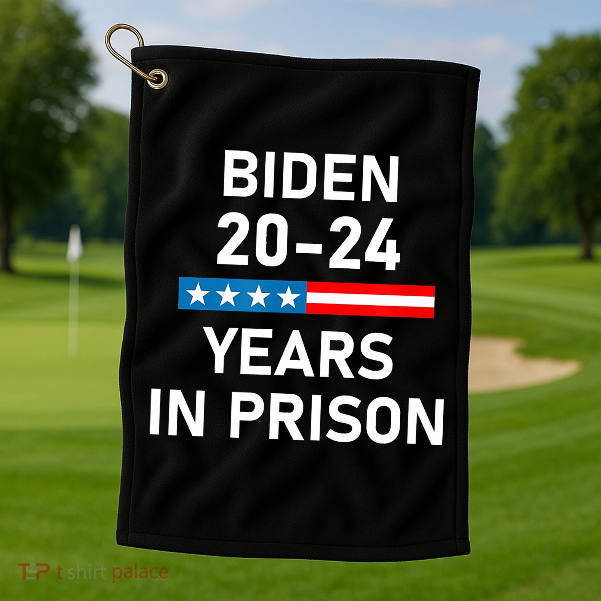 Impeach Biden 2024 Years In Prison Golf Towel