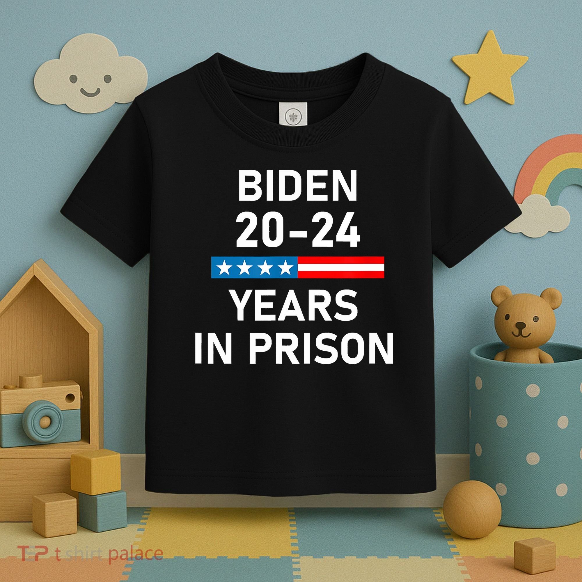 Impeach Biden 2024 Years In Prison Toddler T-Shirt