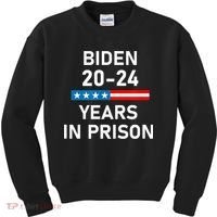 Impeach Biden 2024 Years In Prison Kids Sweatshirt thumb 0