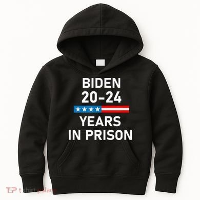 Impeach Biden 2024 Years In Prison Kids Hoodie