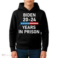 Impeach Biden 2024 Years In Prison Kids Hoodie thumb 4
