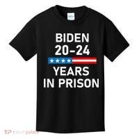Impeach Biden 2024 Years In Prison Kids T-Shirt thumb 0