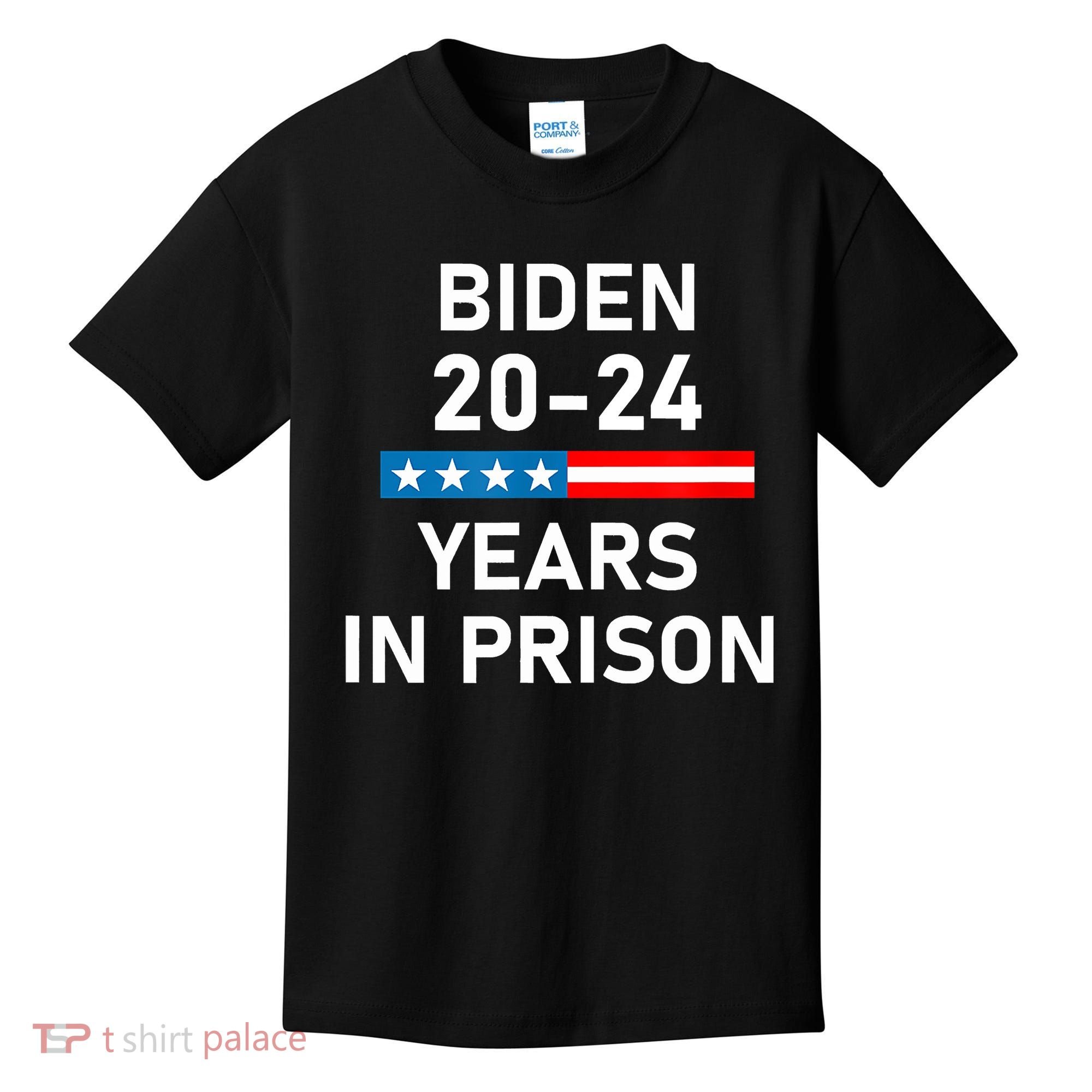 Impeach Biden 2024 Years In Prison Kids T-Shirt