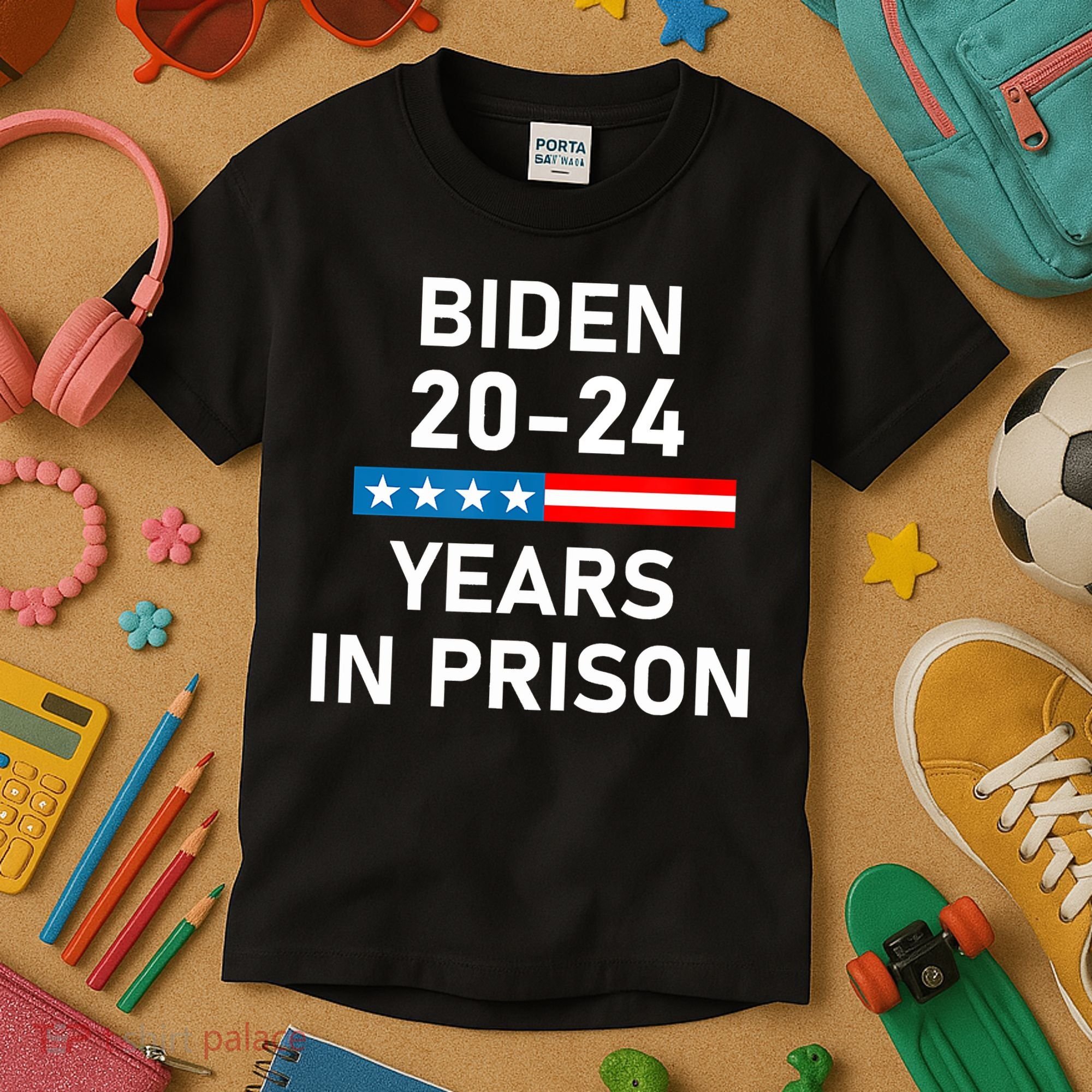 Impeach Biden 2024 Years In Prison Kids T-Shirt