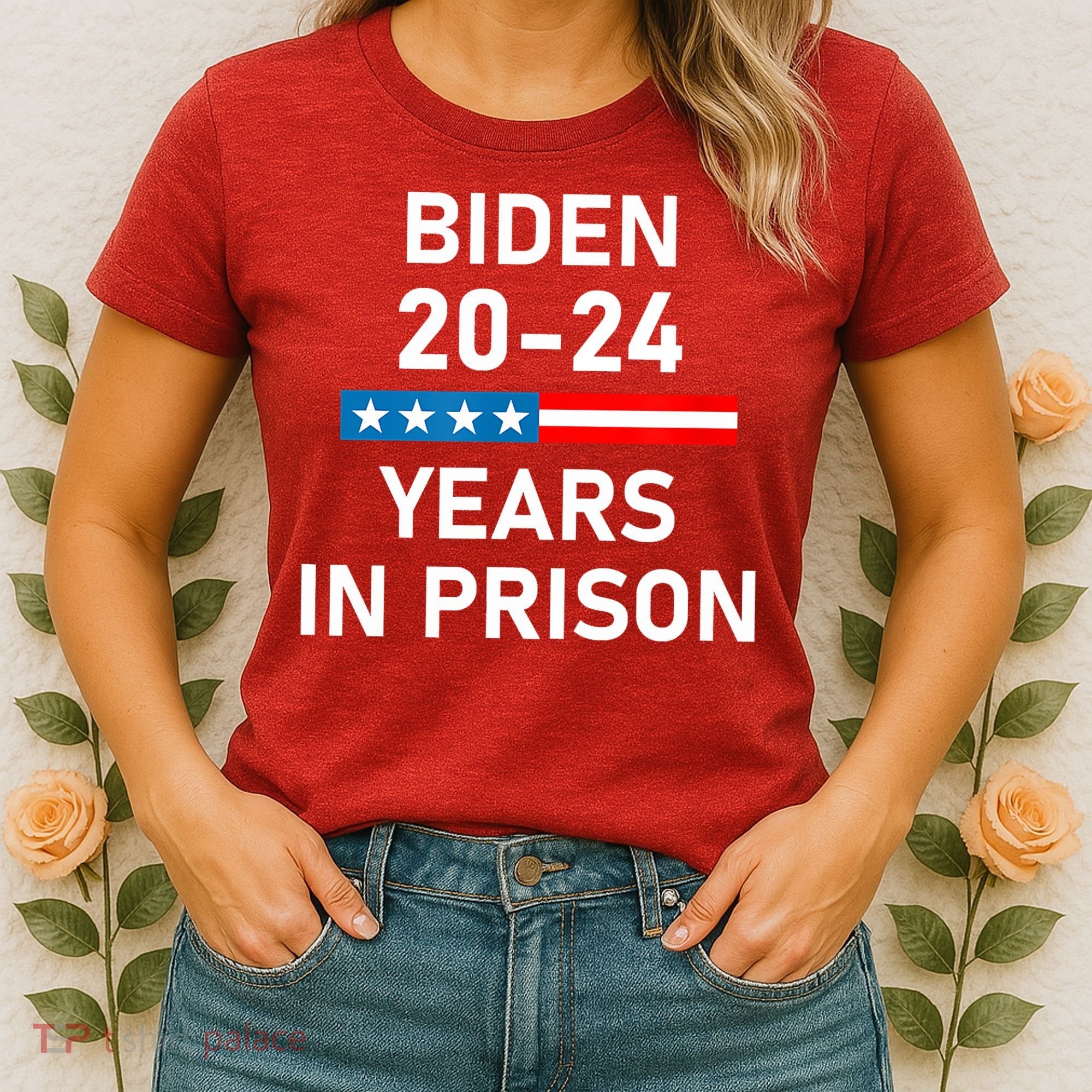 Impeach Biden 2024 Years In Prison Women's T-Shirt