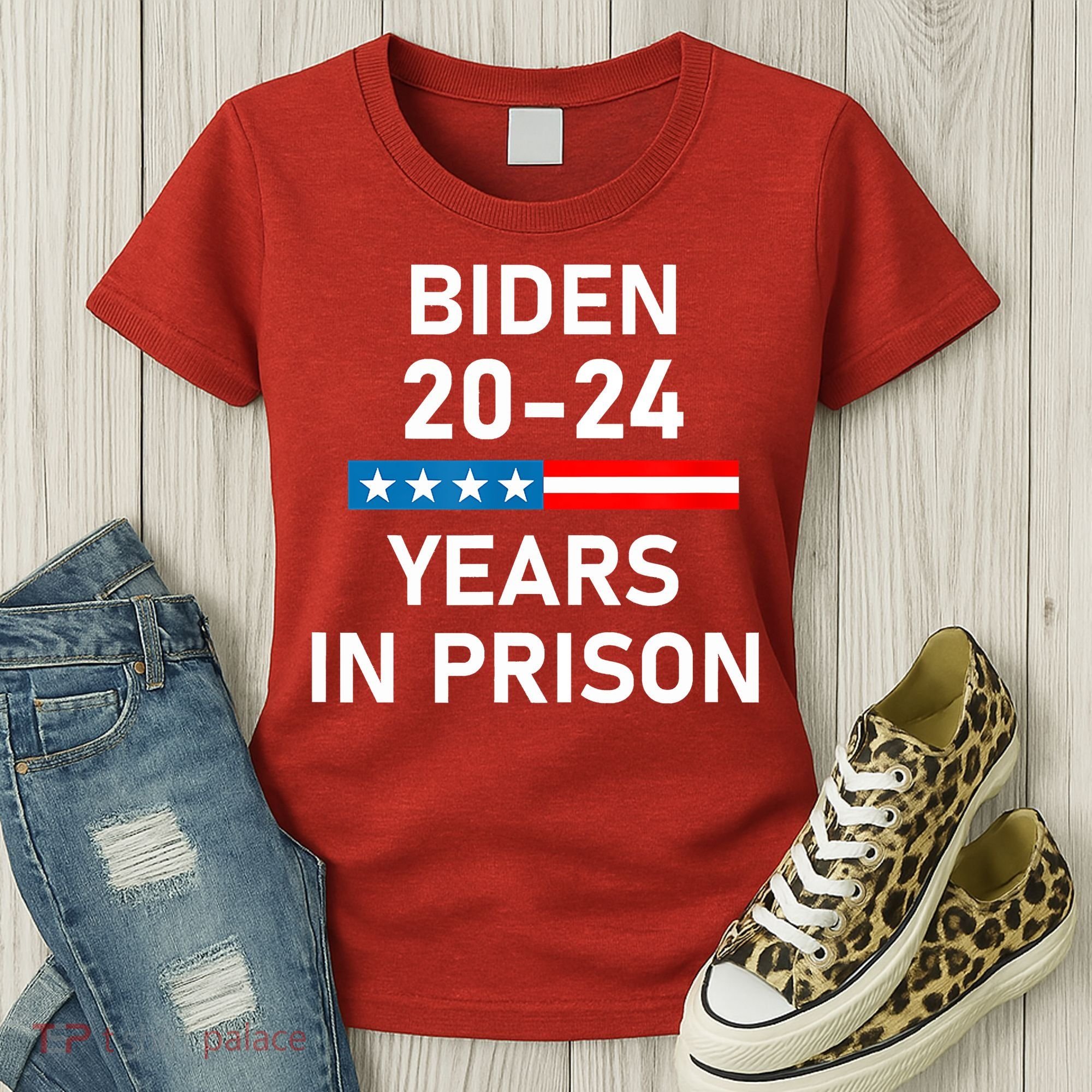 Impeach Biden 2024 Years In Prison Women's T-Shirt
