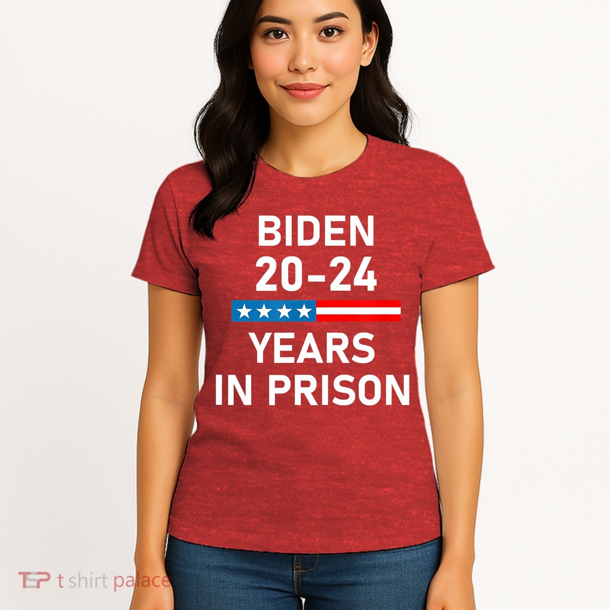 Impeach Biden 2024 Years In Prison Women's T-Shirt