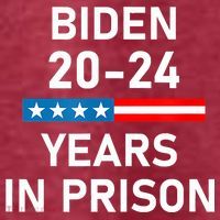 Impeach Biden 2024 Years In Prison Women's T-Shirt thumb 6