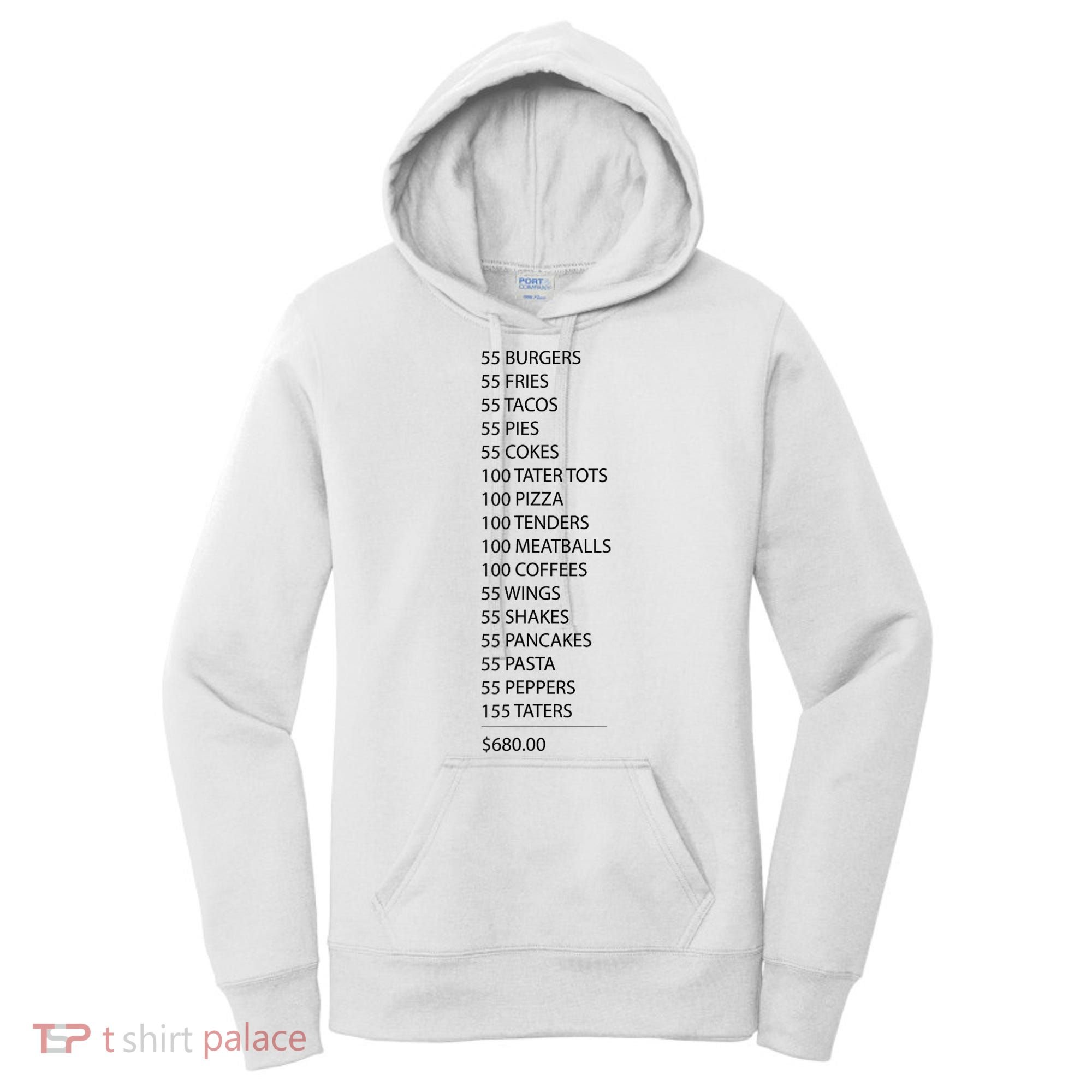 ITYSL Burgers 55 Fries I Think You Should Leave Women's Hoodie