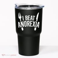 I Beat Anorexia Tumbler thumb 0