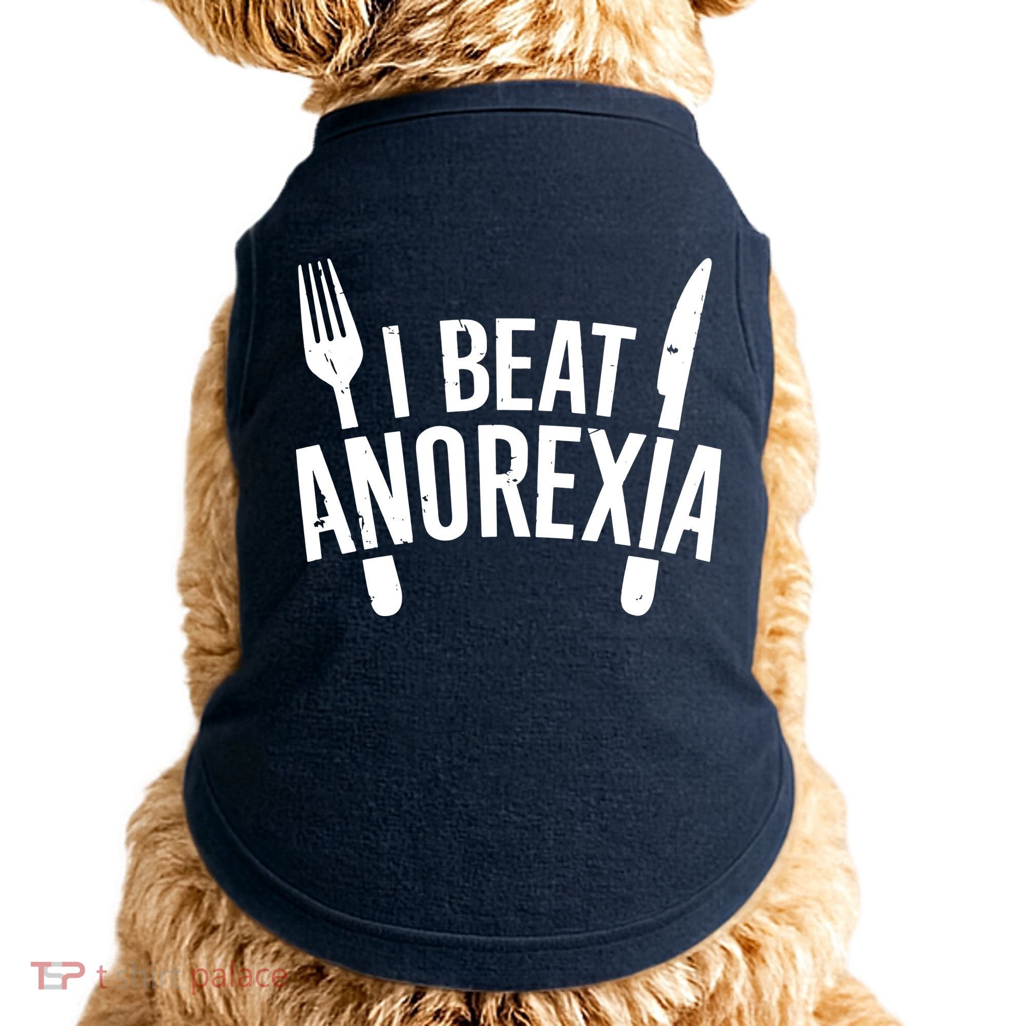 I Beat Anorexia Doggie Tank