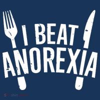 I Beat Anorexia Long Sleeve Shirt thumb 2