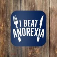 I Beat Anorexia Coaster thumb 0