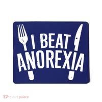 I Beat Anorexia Mousepad thumb 0