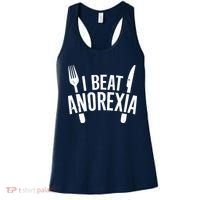 I Beat Anorexia Women's Tank Top thumb 0
