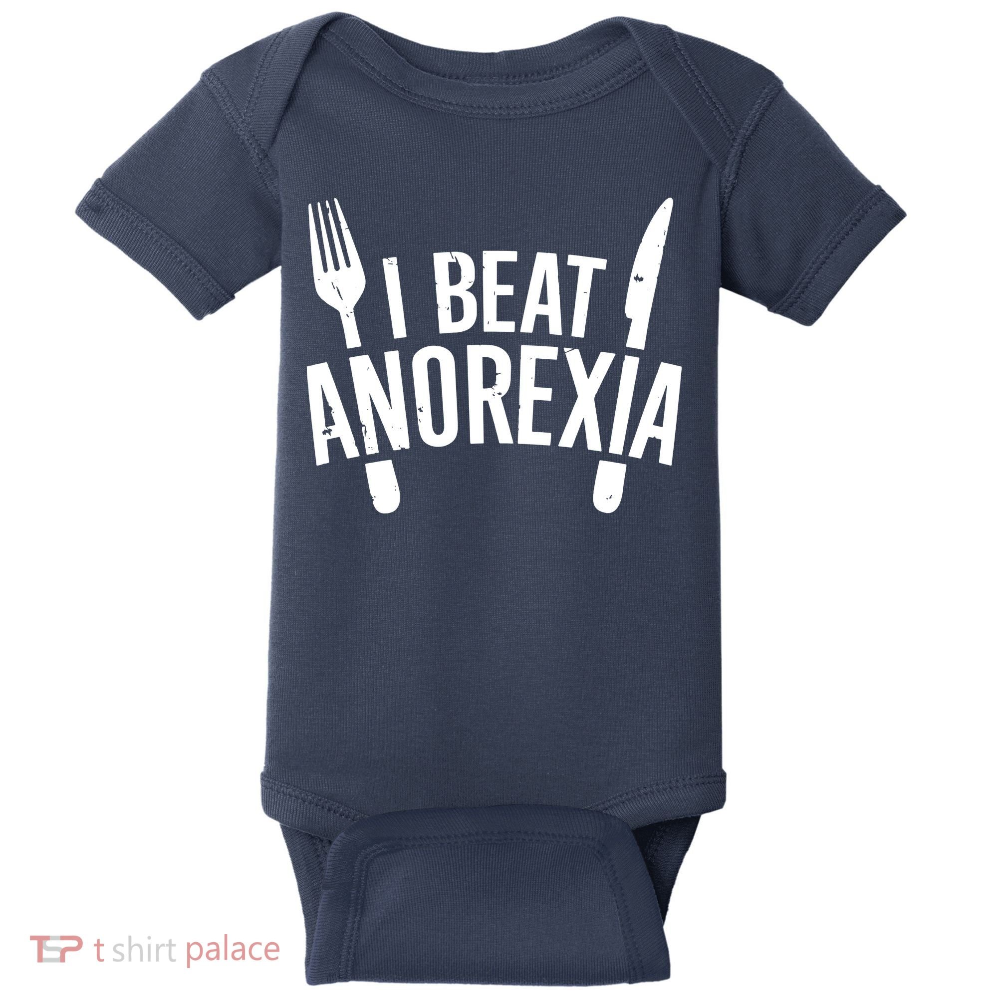 I Beat Anorexia Baby Bodysuit