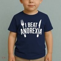I Beat Anorexia Toddler T-Shirt thumb 2