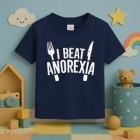 I Beat Anorexia Toddler T-Shirt thumb 3