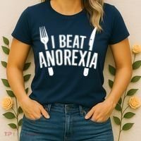 I Beat Anorexia Women's T-Shirt thumb 2