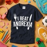 I Beat Anorexia Kids T-Shirt thumb 3