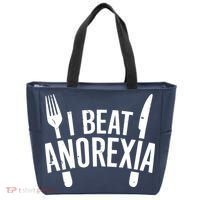 I Beat Anorexia Tote Bag thumb 0